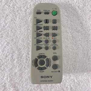 5/$35 Sony System Audio Remote Control